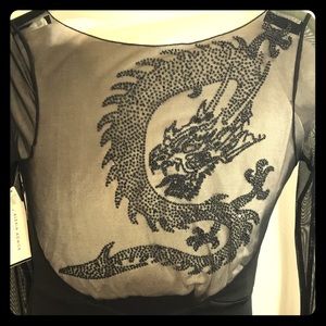 Little black dress with a twist.